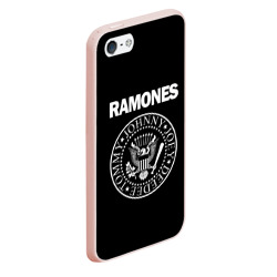 Чехол для iPhone 5/5S матовый Ramones Рамонес - фото 2