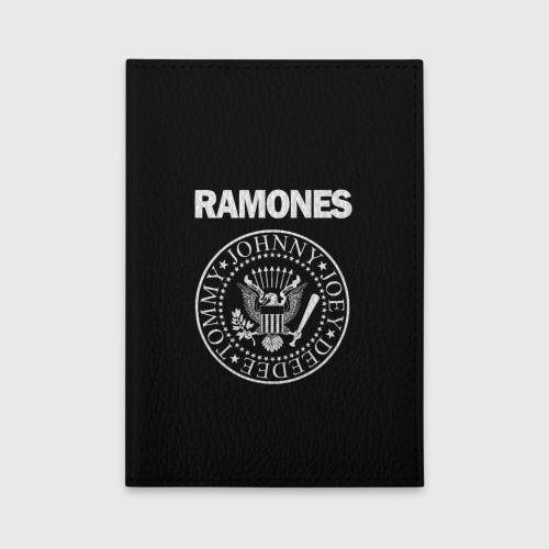 Обложка для автодокументов Ramones Рамонес, цвет зеленый