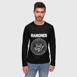 Мужской лонгслив 3D Ramones Рамонес - фото 2