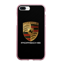 Чехол для iPhone 7Plus/8 Plus матовый Porsche Порше