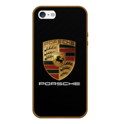 Чехол для iPhone 5/5S матовый Porsche Порше