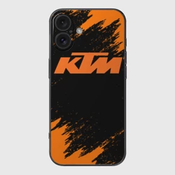 Чехол для iPhone 16 силиконовый с защитой камеры КТМ КТМ