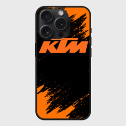 Чехол силиконовый для Apple iPhone 15 Pro Мax матовый КТМ КТМ