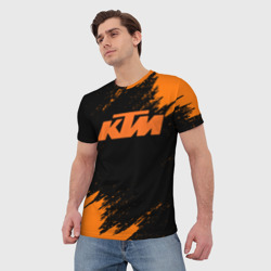 Мужская футболка 3D КТМ КТМ - фото 2