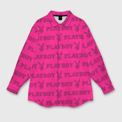 Мужская рубашка oversize 3D Playboy Плейбой