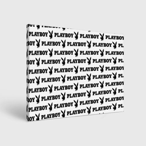Холст прямоугольный Playboy Плейбой, цвет 3D печать
