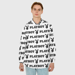 Мужская рубашка oversize 3D Playboy Плейбой - фото 2