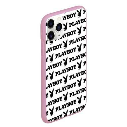 Чехол для iPhone 11 Pro Max матовый Playboy Плейбой, цвет розовый - фото 3