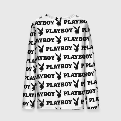 Мужской лонгслив 3D Playboy Плейбой, цвет 3D печать - фото 2