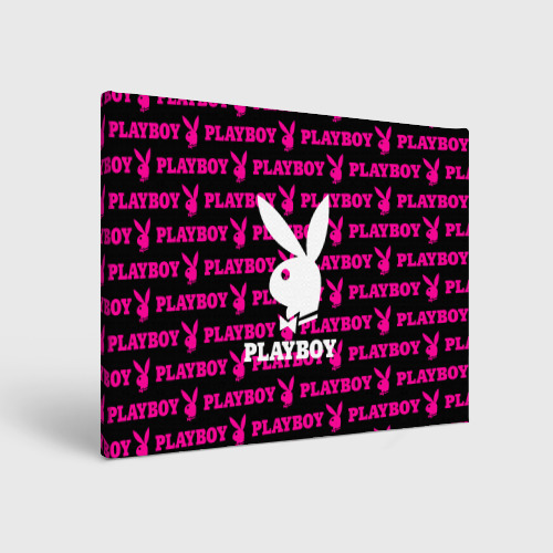 Холст прямоугольный Playboy Плейбой, цвет 3D печать