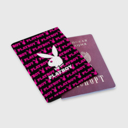 Обложка для паспорта матовая кожа Playboy Плейбой - фото 2