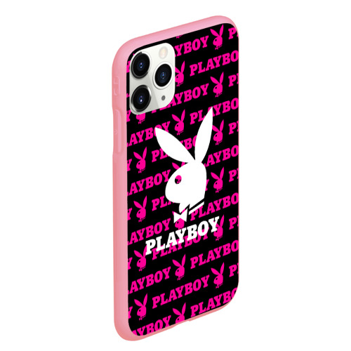 Чехол для iPhone 11 Pro Max матовый Playboy Плейбой, цвет баблгам - фото 3