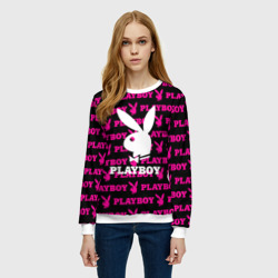 Женский свитшот 3D Playboy Плейбой - фото 2