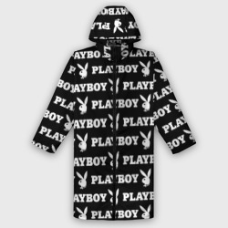 Мужской дождевик 3D Playboy pattern Плейбой паттерн