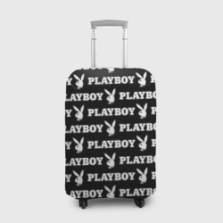 Чехол для чемодана 3D Playboy pattern Плейбой паттерн