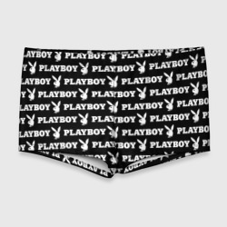 Мужские купальные плавки 3D Playboy pattern Плейбой паттерн