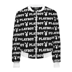 Женский бомбер 3D Playboy pattern Плейбой паттерн