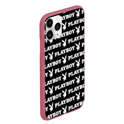 Чехол для iPhone 11 Pro Max матовый Playboy pattern Плейбой паттерн - фото 2