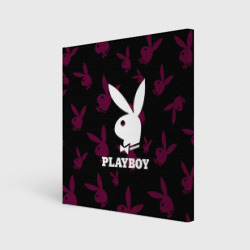 Холст квадратный Playboy pattern