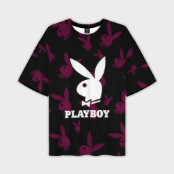 Playboy pattern – Мужская футболка oversize 3D с принтом купить со скидкой в -50%