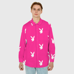 Мужская рубашка oversize 3D Playboy Плейбой - фото 2