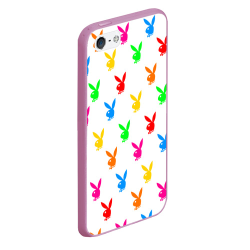 Чехол для iPhone 5/5S матовый PLAYBOY | ПЛЕЙБОЙ (Z), цвет розовый - фото 3