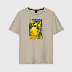 Женская футболка хлопок Oversize Bananator