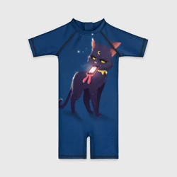 Детский купальный костюм 3D Киса с телефоном