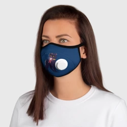 Маска из неопрена Киса с телефоном - фото 2