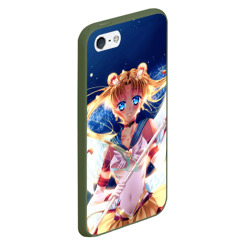 Чехол для iPhone 5/5S матовый Sailor moon - фото 2