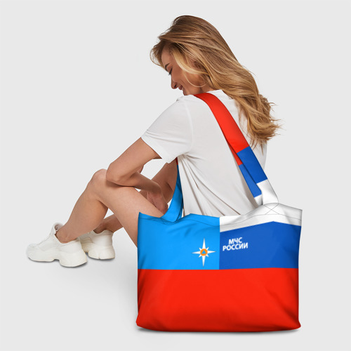 Пляжная сумка 3D Флаг МЧС России - фото 6