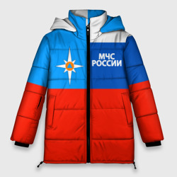Женская зимняя куртка Oversize Флаг МЧС России
