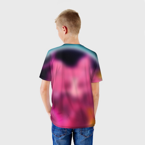 Детская футболка 3D с принтом ДОЧЬ ЛУНЫ, вид сзади #2