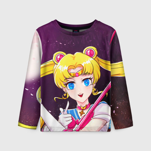 Детский лонгслив 3D Sailor Moon