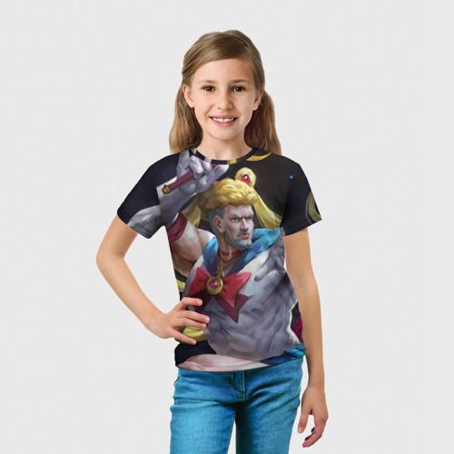 Детская футболка 3D Сейлор Панч, цвет 3D печать - фото 5