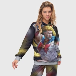 Женский костюм с толстовкой 3D Сейлор Панч - фото 2