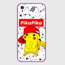 Чехол для iPhone 5/5S матовый Пикачу