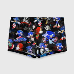 Детские купальные плавки 3D Sonic паттерн