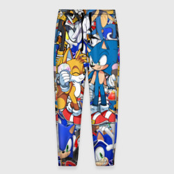 Мужские брюки 3D Sonic pattern Соник