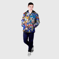 Мужская куртка 3D Sonic pattern Соник - фото 2