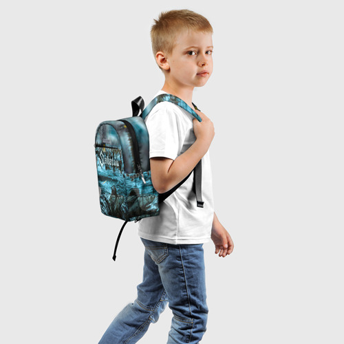 Детский рюкзак 3D с принтом Sabaton, вид сзади #1