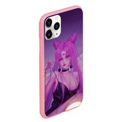 Чехол для iPhone 11 Pro Max матовый Pink hear - фото 2