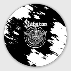 Круглый коврик для мышки Sabaton