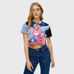 Женская футболка Crop-top 3D Sexy Sailor Moon перевоплощается  - фото 2