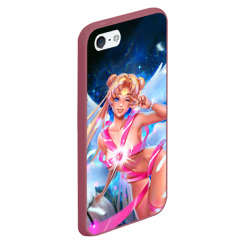 Чехол для iPhone 5/5S матовый Sexy Sailor Moon перевоплощается  - фото 2