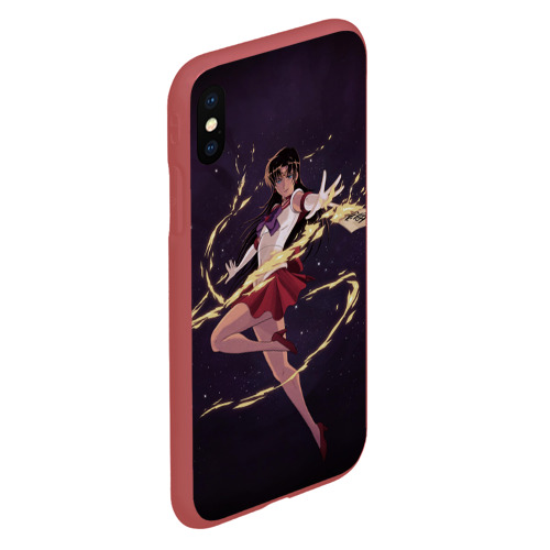 Чехол для iPhone XS Max матовый Sailor mars, цвет красный - фото 3