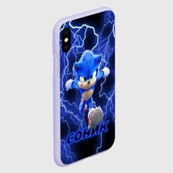 Чехол для iPhone XS Max матовый Sonic - фото 2