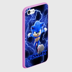 Чехол для iPhone 5/5S матовый Sonic - фото 2