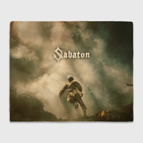 Плед 3D Sabaton, цвет 3D (велсофт)