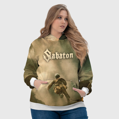 Женская толстовка 3D Sabaton, цвет 3D печать - фото 6